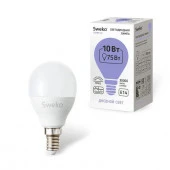 Светодиодная лампа Sweko 42 серия 42LED-G45-10W-230-6500K-E14 - КОЛОРЛОН ВТД Новосибирск