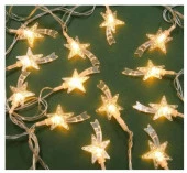 СНОУ БУМ Гирлянда эл. насадка "Комета" 5м, 20LED, шампань, пост.св, ПВХ проз, 220В - КОЛОРЛОН ВТД Новосибирск