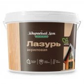 Деревозащитное средство Здоровый Дом Лазурь акриловая Махагон 9л - КОЛОРЛОН ВТД Новосибирск
