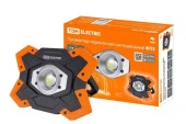 ***SQ0350-0055 Прожектор переносной LED ФП5, 15 Вт, Li-Ion 3,7 B 6,6 A*ч, USB, TDM - КОЛОРЛОН ВТД Новосибирск