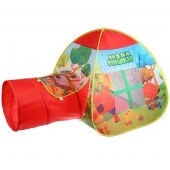266598  Палатка детская игровая МИМИМИШКИ с тоннелем, 87x95x95,46x100см, в сумке Играем вместе в кор - КОЛОРЛОН ВТД Новосибирск