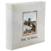 86637 Фотоальбом 200ф 10X15см, бум.карм.с мемо, книжн. пер-т, Time to travel86637/LM-4R200PPBB - КОЛОРЛОН ВТД Новосибирск