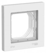 ATN440101 AQUA Бел Рамка 1-ая IP44  Atlasdesign - КОЛОРЛОН ВТД Новосибирск