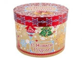 ***Подарочная коробка Новогодние колокольчики 18*18*14см арт.78453 - КОЛОРЛОН ВТД Новосибирск