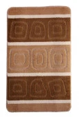 Коврик для ванной комнаты ZALEL SILVER 60*100 1-пр BROWN - КОЛОРЛОН ВТД Новосибирск