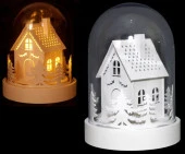 ***Светящаяся декорация настольная "Зимняя ночь", 3 LED лампы. Размер: 12,5х12,5х18,2 см. (95316-1) - КОЛОРЛОН ВТД Новосибирск
