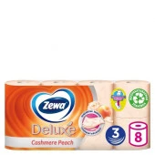 Zewa Deluxe Персик (8шт) 3 слоя Туалетная бумага - КОЛОРЛОН ВТД Новосибирск