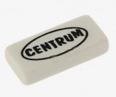 80374  Ластик CENTRUM 80374 белый прямоуг. из синтет.каучука,30*14*6мм - КОЛОРЛОН ВТД Новосибирск