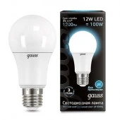 12W Gauss A60 12W 1200lm 4100K E27 LED - КОЛОРЛОН ВТД Новосибирск