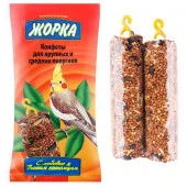ЖОРКА конфеты(мед.бат. д/попугаев Круп..и сред.(2шт) 100г - КОЛОРЛОН ВТД Новосибирск