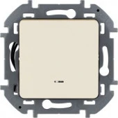 Legrand INSPIRIA Слоновая кость Выключатель 1кл. с подсв 673611 - КОЛОРЛОН ВТД Новосибирск