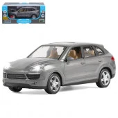 JB1200119ТМ "Автопанорама"  Машинка металл. 1:24 Porsche Cayenne S, серый, свободный ход колес, откр - КОЛОРЛОН ВТД Новосибирск