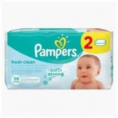 PAMPERS Салфетки детские увлажненные Baby Fresh Сменный блок Duo 2X52 - КОЛОРЛОН ВТД Новосибирск