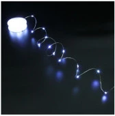 Гирлянда для дома НИТЬ "Роса" 40 м 400 ламп LED, 8 реж,IP-20, Белый 725-987 - КОЛОРЛОН ВТД Новосибирск