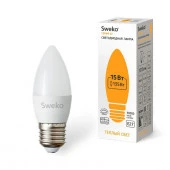 Светодиодная лампа SWEKO 42 серия 42LED-C35-15W-230-3000K-E27 - КОЛОРЛОН ВТД Новосибирск