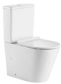 Унитаз Calypso компакт 605*380*825мм, торнадо микролифт Slim 2 кнопки, CS2149UQ-TK - КОЛОРЛОН ВТД Новосибирск
