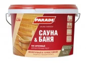 Лак для саун акриловый PARADE L30 Сауна & Баня П/мат 2,5л Россия - КОЛОРЛОН ВТД Новосибирск