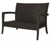 Диван RATTAN Ola Dom (коричневый) - КОЛОРЛОН ВТД Новосибирск