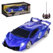 JB0402936 AUTODRIVE Р/У Машинка, 1:18, 4 канала,свет, синий, в/к 27*13*10 см, , - КОЛОРЛОН ВТД Новосибирск