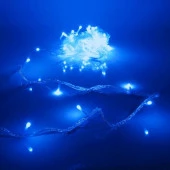 Гирлянда для дома 9,5м 100 ламп LED прозрач.пров.,8 реж, IP-20, Синий (возмож/соед) 725-0043 - КОЛОРЛОН ВТД Новосибирск