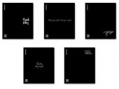 61951 ТЕТРАДЬ 48 Л, А5+, КЛ. ERICHKRAUSE COVERPROBOOK СЛОВА ЧЕРНЫЙ, ПЛАСТ. ОБЛ. НА СКОБЕ /5/100/ РФ - КОЛОРЛОН ВТД Новосибирск