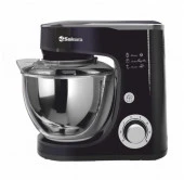 SAKURA Миксер электр с чашей SA-6332BK ELEGANT планетарный 1300Вт 5,0 л 6скор+Турбо - КОЛОРЛОН ВТД Новосибирск