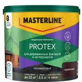 Защитная пропитка Masterline Protex  Палисандр 2,5л - КОЛОРЛОН ВТД Новосибирск