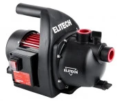 ELITECH Насос поверхностный НП 600П, 600Вт, 2700л/ч, Н=33м, Гл=7м, 3.5 бар, ч/вод, пластик.корпус - КОЛОРЛОН ВТД Новосибирск