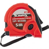 MATRIX Рулетка Rubber, 5 м х 19 мм, обрезиненный корпус 31002 - КОЛОРЛОН ВТД Новосибирск