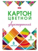 8Кц4_25058 Набор картона цветн. Мелованный Двухстор. 8л 8 цв. А4ф в папке -Мозаика- - КОЛОРЛОН ВТД Новосибирск