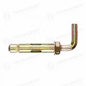 Анкерный болт с Г-обр. крюком HL 16x80 (2 шт) - пакет Tech-Krep 112569 - КОЛОРЛОН ВТД Новосибирск