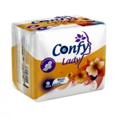 Confy Lady Гигиенические женские прокладки MAXI LONG, 9шт - КОЛОРЛОН ВТД Новосибирск