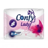 Confy Lady Гигиенические женские прокладки CLASSIC NORMAL ECO, 20шт - КОЛОРЛОН ВТД Новосибирск