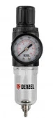 Фильтр-регулятор FR1500, 10 бар, 1500 л/мин, 1/4"// Denzel - КОЛОРЛОН ВТД Новосибирск