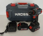 KROSS Аккумуляторнай шуруповерт KLi 211BL TYPE 2, 21 В, 55 Нм, 2*2 А/ч - КОЛОРЛОН ВТД Новосибирск