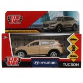 325384 Машина металл HYUNDAI TUCSON длина 12 см, двери, багаж., инер, бежевый, кор. Технопарк в кор. - КОЛОРЛОН ВТД Новосибирск