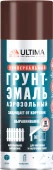 (К)  ULTIMA, КРАСНО-КОРИЧНЕВЫЙ ГРУНТ эмаль аэрозольная универсальная, 520 мл (1 уп - 12 шт.) - КОЛОРЛОН ВТД Новосибирск
