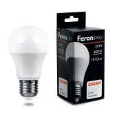 20W Led Feron 38042 E27 4000K A65 OSRAM - КОЛОРЛОН ВТД Новосибирск