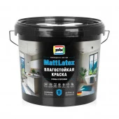 JOBI MATTLATEX Влагостойкая краска для стен и потолков -20С° (5л) База А - КОЛОРЛОН ВТД Новосибирск