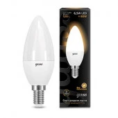 6,5W Gauss Свеча 6.5W 520lm 3000К E14 LED - КОЛОРЛОН ВТД Новосибирск