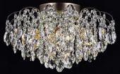 30023/8 AB+WT GLASS Светильник 8*Е14*60W+24W LED ПДУ - КОЛОРЛОН ВТД Новосибирск