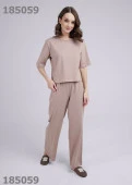 CLEVER LP14-300/1 Пижама женская (Цветная база июль24), 50, Св.коричневый - КОЛОРЛОН ВТД Новосибирск