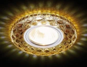 ***S288 BK хром/агат/MR16+3W(LED WHITE) - КОЛОРЛОН ВТД Новосибирск