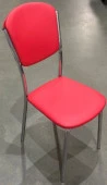 Стул "Венский В-2" LUXA/Red-З (каркас хром) - КОЛОРЛОН ВТД Новосибирск