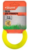 GT3535-2.4-SA-15 Леска для триммера, d=2.4мм, l=15 м, КРУЧЕНЫЙ КВАДРАТ, армиров. картон, Sturm! - КОЛОРЛОН ВТД Новосибирск