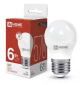 6W сд LED-ШАР-VC 6Вт 230В Е27 4000К 570Лм IN HOME - КОЛОРЛОН ВТД Новосибирск
