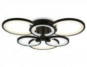 ***Светильник LED FA4092/3+3 BK черный 100W   620*570*120 (ПДУ ИК) - КОЛОРЛОН ВТД Новосибирск