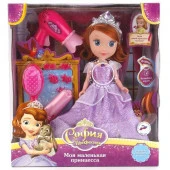 186682  КУКЛА "КАРАПУЗ" DISNEY ПРИНЦЕССА. СОФИЯ 25СМ, ОЗВУЧ., С НАБОРОМ ДЛЯ ВОЛОС В РУСС. КОР. в кор - КОЛОРЛОН ВТД Новосибирск