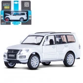JB1251432 ТМ "Автопанорама" Машинка метал 1:33 Mitsubishi Pajero 4WD Turbo, белый, откр. двери, капо - КОЛОРЛОН ВТД Новосибирск