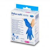 Peha-soft nitril fino 10шт перчатки диагн.нитриловые б/пудры(н/с);М 9422212 - КОЛОРЛОН ВТД Новосибирск
